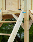 - Kids Ultimate Wooden Tower Cubby House with Slide & Climbing Wall Rovo Baby & Kids > Baby & Kid's Toys > Outdoor Play Equipment