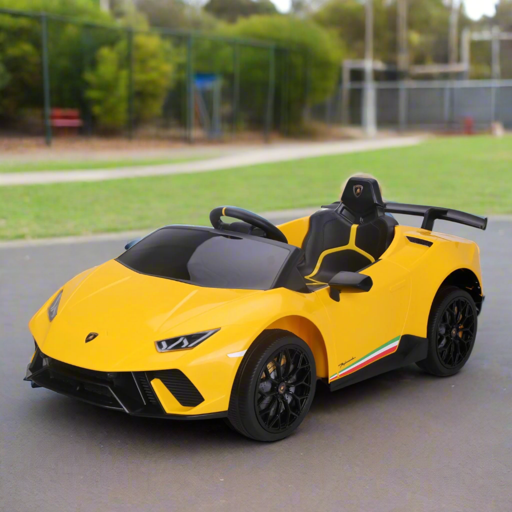 - Lamborghini Performante Ride On Car – Yellow Baby Stork Baby & Kids > Ride On Cars, Go-karts & Bikes > Ride On Cars