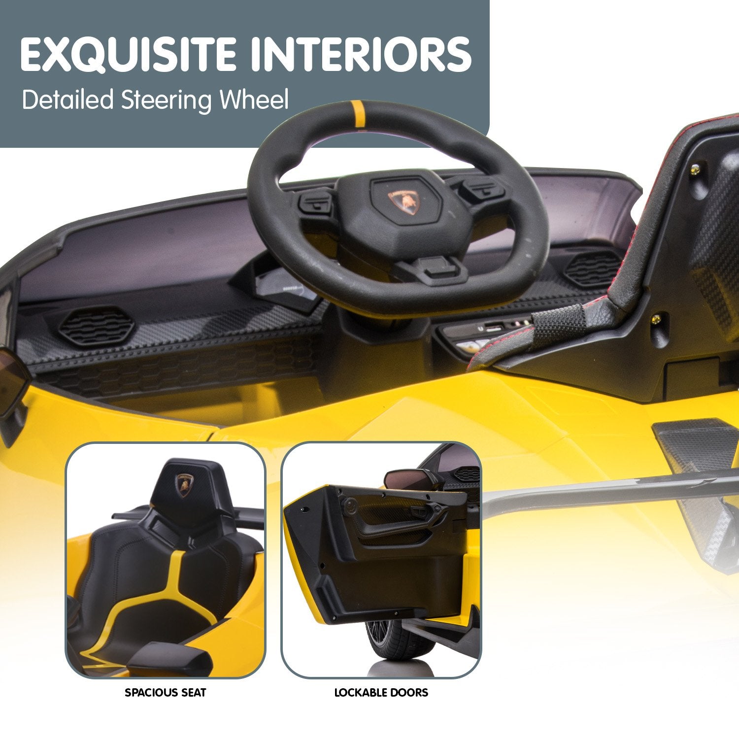 - Lamborghini Performante Ride On Car – Yellow Baby Stork Baby & Kids > Ride On Cars, Go-karts & Bikes > Ride On Cars