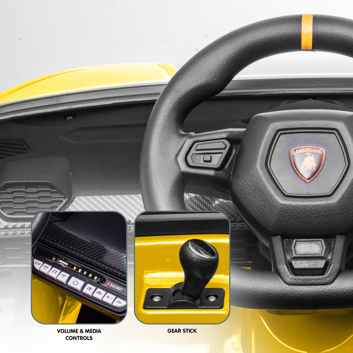 - Lamborghini Performante Ride On Car – Yellow Baby Stork Baby & Kids > Ride On Cars, Go-karts & Bikes > Ride On Cars