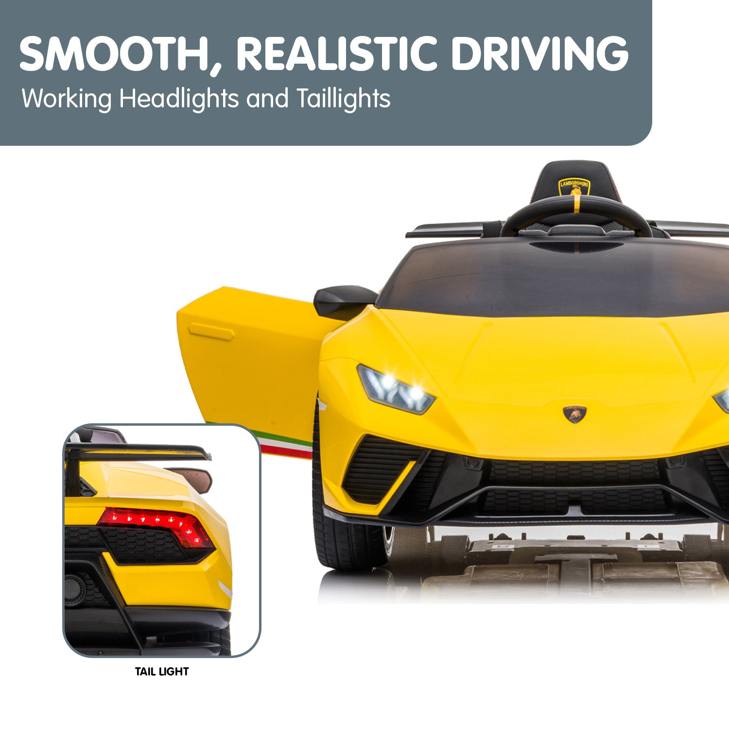 - Lamborghini Performante Ride On Car – Yellow Baby Stork Baby & Kids > Ride On Cars, Go-karts & Bikes > Ride On Cars