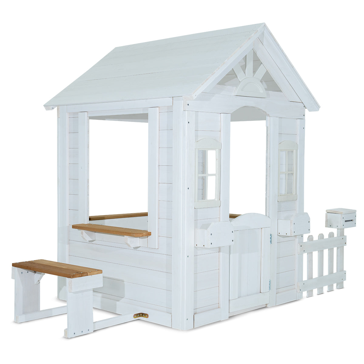 - Lifespan Kids Teddy V2 Cubby House - White | Adorable Backyard Playhouse Lifespan Kids Baby & Kids > Baby & Kid's Toys > Outdoor Play Equipment