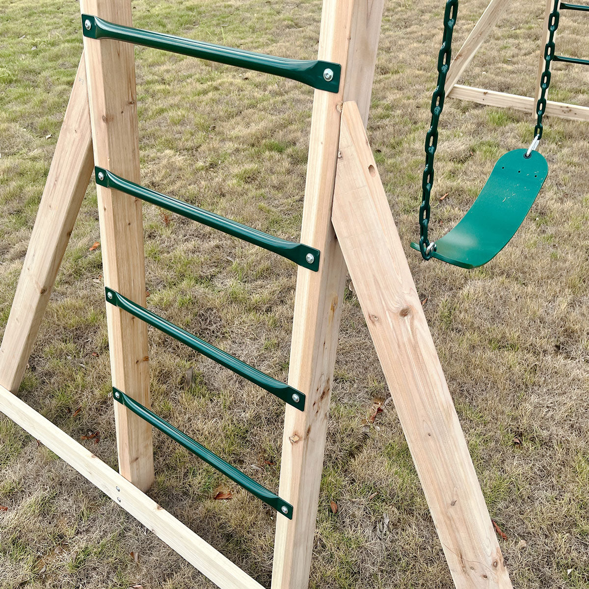- Hybrid Swing & Monkey Bar Set – Timber Outdoor Play Centre Lifespan Kids Baby & Kids > Baby & Kid's Toys > Outdoor Play Equipment