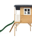 - Lifespan Kids Burleigh Wooden Cubby House with 2.2m Green Slide Lifespan Kids Baby & Kids > Baby & Kid's Toys > Outdoor Play Equipment