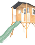 - Lifespan Kids Burleigh Wooden Cubby House with 2.2m Pastel Green Slide Lifespan Kids Baby & Kids > Baby & Kid's Toys > Outdoor Play Equipment