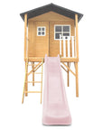 - Lifespan Kids Burleigh Wooden Cubby House with 2.2m Pastel Pink Slide Lifespan Kids Baby & Kids > Baby & Kid's Toys > Outdoor Play Equipment