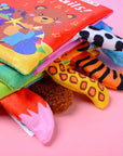 - Animal Tails Cloth Educational Book for Babies Baby Stork Books