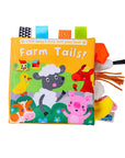 Farm Animals - Animal Tails Cloth Educational Book for Babies Baby Stork Books