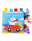Marine Animals - Animal Tails Cloth Educational Book for Babies Baby Stork Books