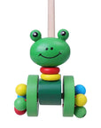 - Animal Wooden Push Along Toy Walker for Toddlers Baby Stork Push & Pull Toys