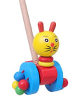 - Animal Wooden Push Along Toy Walker for Toddlers Baby Stork Push & Pull Toys