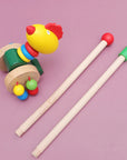 - Animal Wooden Push Along Toy Walker for Toddlers Baby Stork Push & Pull Toys