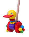- Animal Wooden Push Along Toy Walker for Toddlers Baby Stork Push & Pull Toys