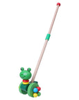 Frog - Animal Wooden Push Along Toy Walker for Toddlers Baby Stork Push & Pull Toys