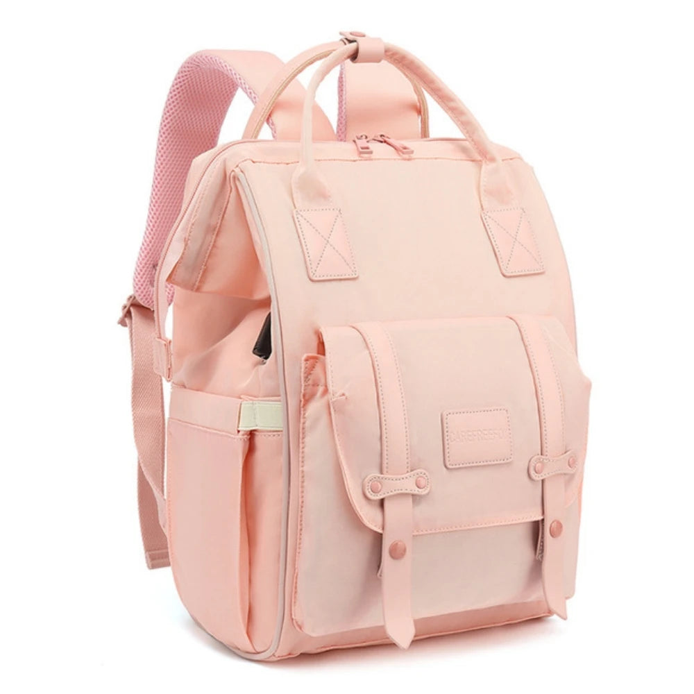 Light Coral - Baby Nappy Backpack - Waterproof & Stylish Bag for All Parents Housbay Diaper Wet Bags