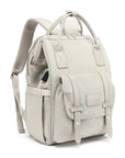Light Grey - Baby Nappy Backpack - Waterproof & Stylish Bag for All Parents Housbay Diaper Wet Bags