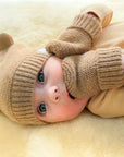 - Exclusive Beanie, Mitten, and Booties Gift Set - Handmade with Love Storkke Gifting