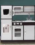 - Black & Grey Gourmet Paradise: Wooden Kitchen Play Set for Budding Chefs Keezi Baby & Kids > Kid's Furniture