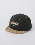 Black Adjustable 47cm to 50cm - Boston 1630 Two-Tone Baby Baseball Cap – Adjustable Cotton Snapback Baby Stork Baby & Toddler Clothing Accessories