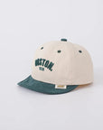 White Adjustable 47cm to 50cm - Boston 1630 Two-Tone Baby Baseball Cap – Adjustable Cotton Snapback Baby Stork Baby & Toddler Clothing Accessories