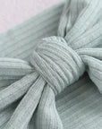- Textured Baby Bow Knot Headband – Soft Stretch Linen Cotton | Baby Stork Storkke Hair Accessories