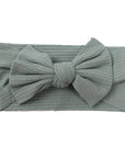 - Textured Baby Bow Knot Headband – Soft Stretch Linen Cotton | Baby Stork Storkke Hair Accessories