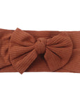 - Textured Baby Bow Knot Headband – Soft Stretch Linen Cotton | Baby Stork Storkke Hair Accessories