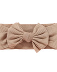 - Textured Baby Bow Knot Headband – Soft Stretch Linen Cotton | Baby Stork Storkke Hair Accessories