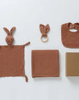 Bunny-Themed Newborn Baby Care Gift Set - 4Pcs Baby Gift Sets Baby Stork Chocolate