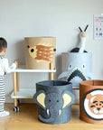 - Charming Nordic-Inspired Felt Animal Toy Storage Basket Baby Stork Home & Garden > Storage