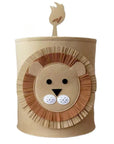 Lion - Charming Nordic-Inspired Felt Animal Toy Storage Basket Baby Stork Home & Garden > Storage