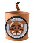 Tiger - Charming Nordic-Inspired Felt Animal Toy Storage Basket Baby Stork Home & Garden > Storage
