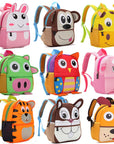 - Children's Cartoon Animal Backpacks for Boys and Girls | Kids School Bags for 2-5 Years Baby Stork Kid's Bag