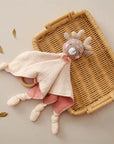Deer - Crochet Animal Comforter - Cotton Sleep Aid with Wooden Ring Baby Stork Baby Toys & Activity Equipment