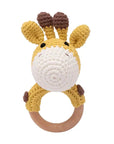 Giraffe - Crochet Animal Rattles Storkke Rattles