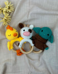 - Crochet Animal Rattles Storkke Rattles
