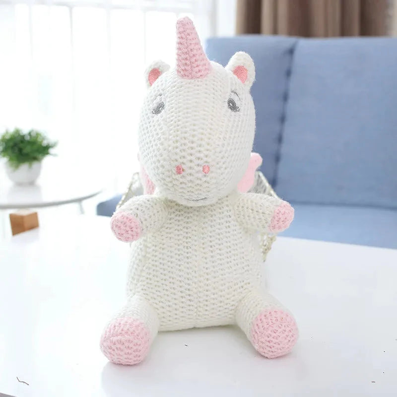 - Floss The Unicorn - Handmade Crochet Soft Toy Storkke Stuffed Animals