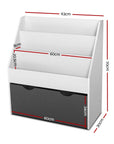- Elegant Explorer’s Nook: 3-Tier Children's Bookshelf & Organiser Keezi Baby & Kids > Kid's Furniture