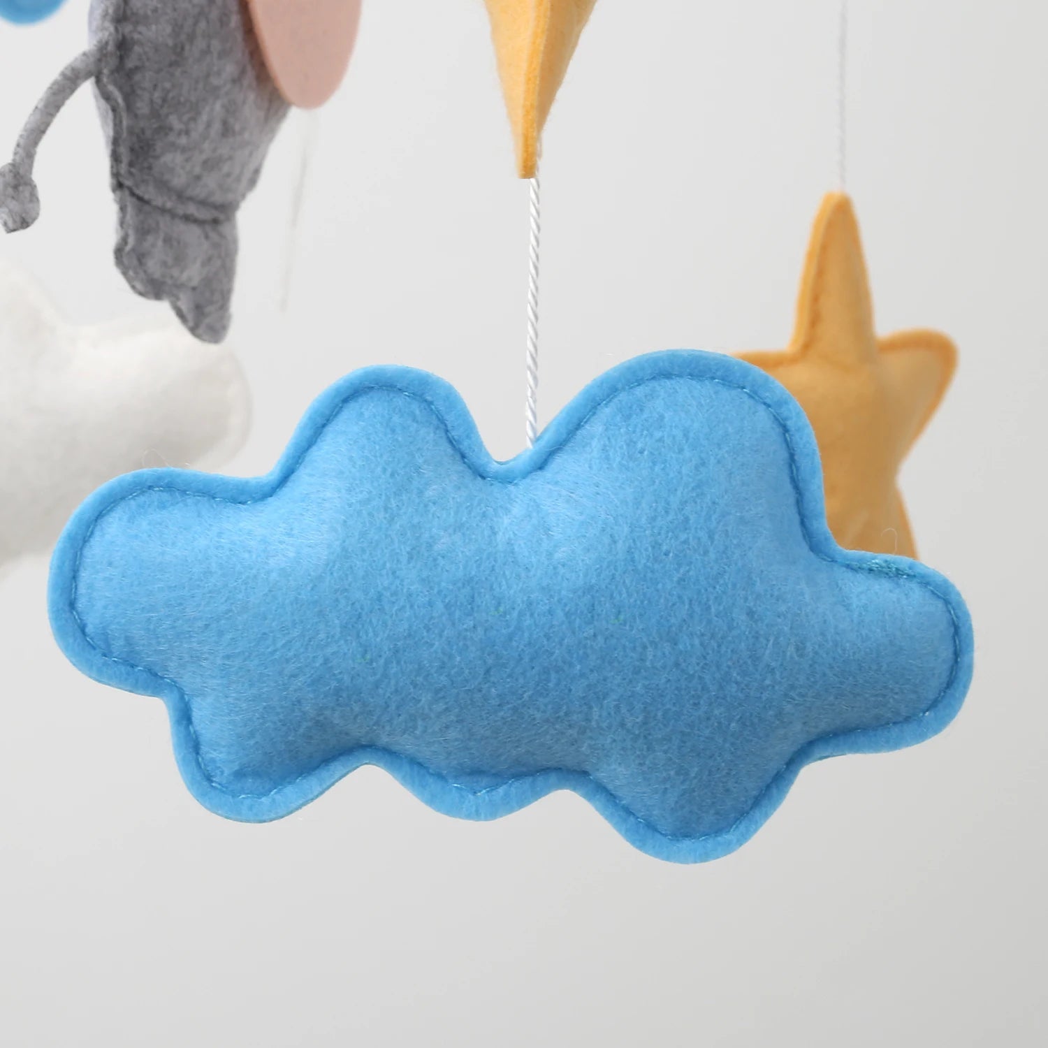 Handmade Baby Elephant Nursery Mobile with Balloons - Luxury Baby Gift Baby & Kids > Toys Storkke