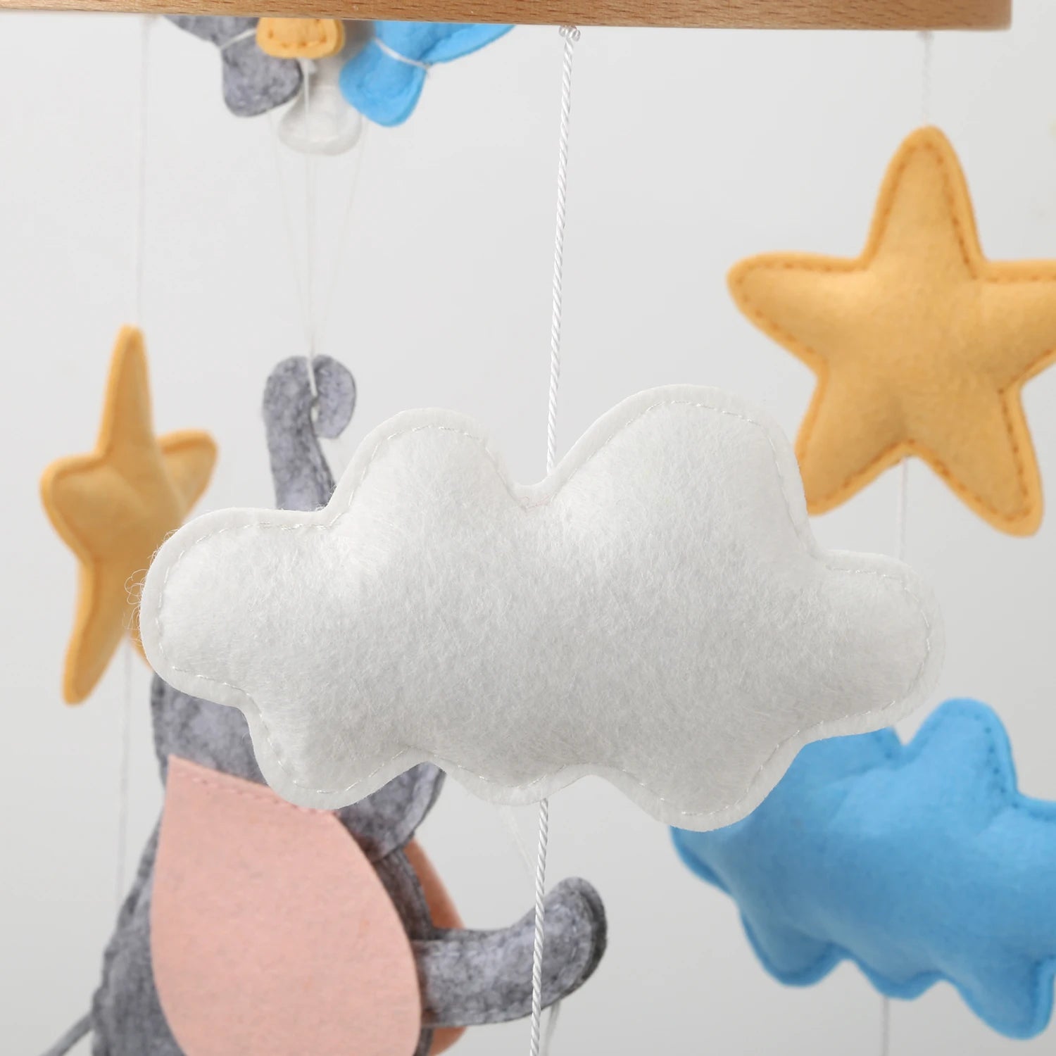 Handmade Baby Elephant Nursery Mobile with Balloons - Luxury Baby Gift Baby & Kids > Toys Storkke