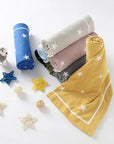 - High-Quality Soft Knit Star Baby Blanket - Available in 8 Colours Baby Stork Swaddling & Receiving Blankets