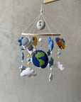 - Space Baby Felt Mobile | Outer Space Adventure Astronaut & Rocket Nursery Mobile Baby Stork Baby Mobile