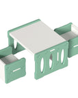 - 3PCS Kids Table and Chairs Set | Mint Green Keezi Baby & Kids > Kid's Furniture