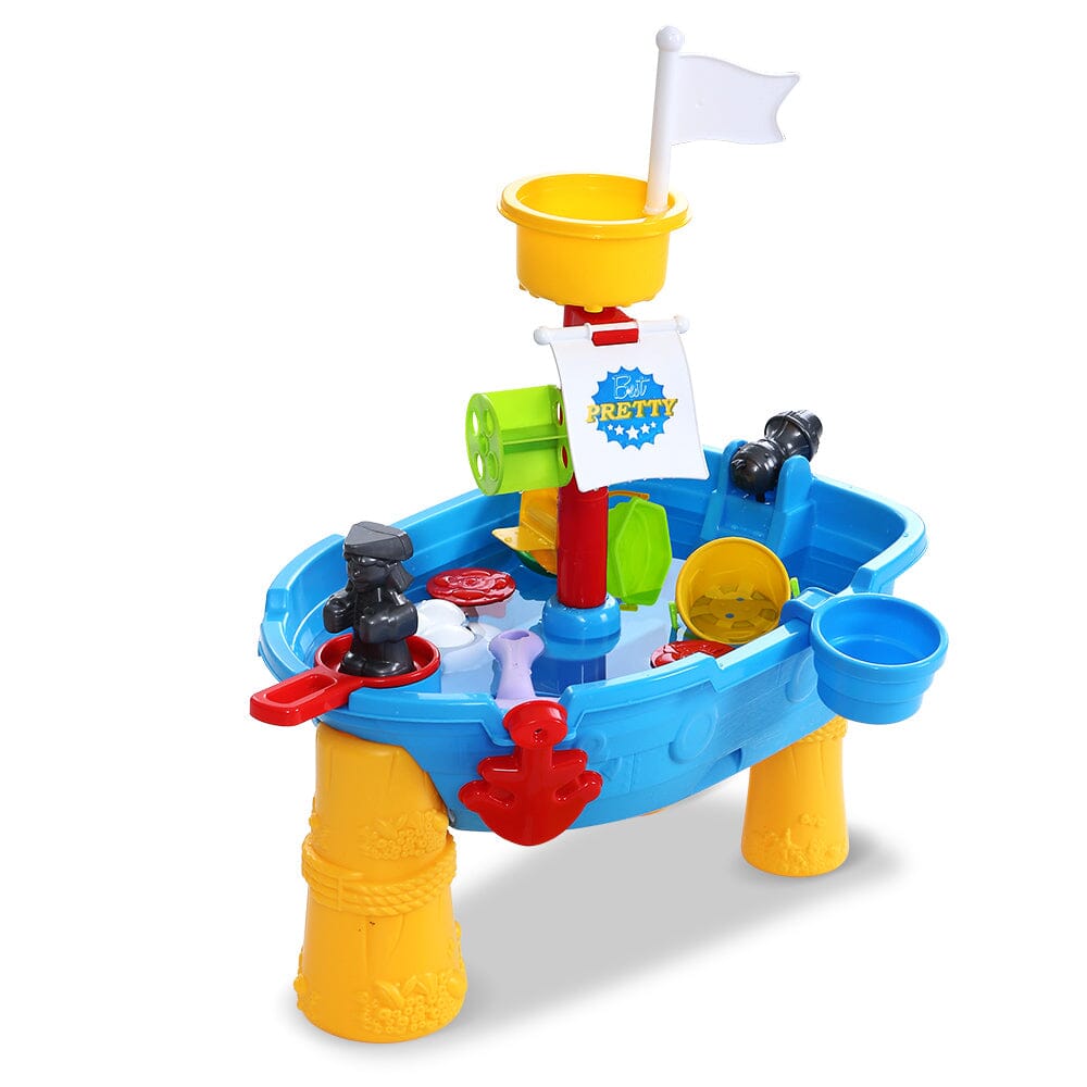 - Kids Pirate Ship Sand & Water Play Table – Outdoor Pretend Play Set Keezi Baby & Kids > Toys