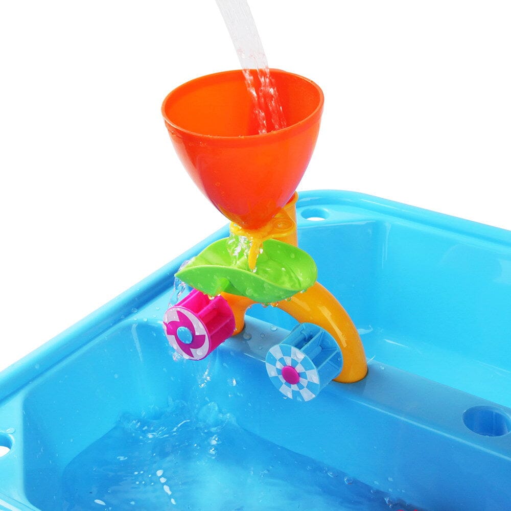 - Kids Sand & Water Table Play Set – Outdoor Beach Toys with Funnels, Water Wheels & Accessories Keezi Baby & Kids > Toys