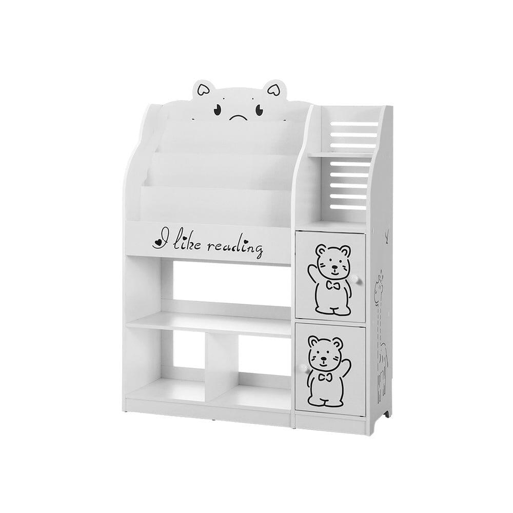 Keezi Kids’ Wonder Bookshelf: 4-Tier Storybook Haven & Toy Organiser Baby & Kids > Kid's Furniture Keezi