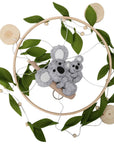 - Koala Nursery Mobile - Handmade Wool Felt Mobile Baby Stork Baby Mobile