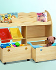 - Learning Station: 3-Tier Bookshelf & Toy Organiser Keezi Baby & Kids > Kid's Furniture