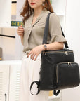 - Luxury Vegan Leather Diaper Bag - Multifunctional and Stylish Baby Stork Diaper Wet Bags
