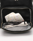 - Luxury Vegan Leather Diaper Bag - Multifunctional and Stylish Baby Stork Diaper Wet Bags